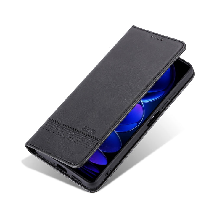 For Honor 200 Lite Global AZNS Magnetic Calf Texture Flip Leather Phone Case