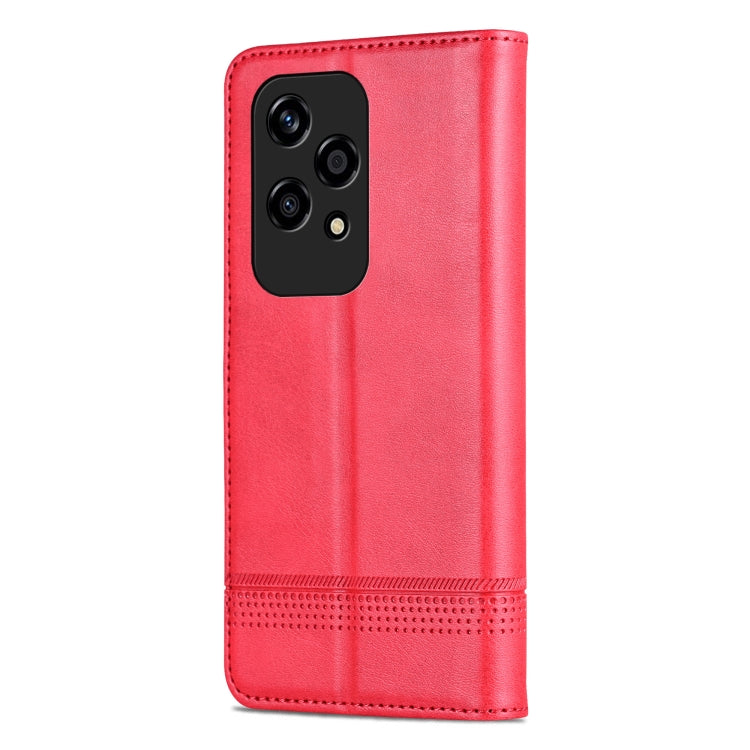For Honor 200 Lite Global AZNS Magnetic Calf Texture Flip Leather Phone Case