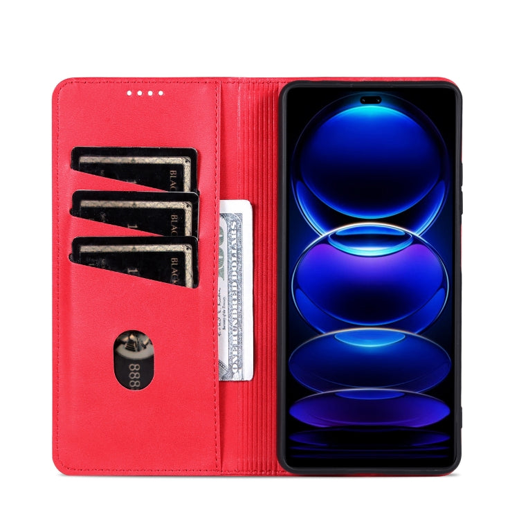 For Honor 200 Lite Global AZNS Magnetic Calf Texture Flip Leather Phone Case