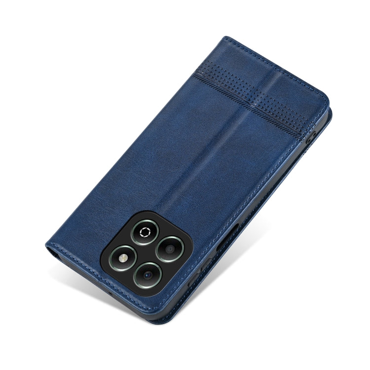 For Honor X6b AZNS Magnetic Calf Texture Flip Leather Phone Case