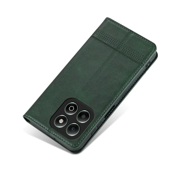 For Honor X6b AZNS Magnetic Calf Texture Flip Leather Phone Case