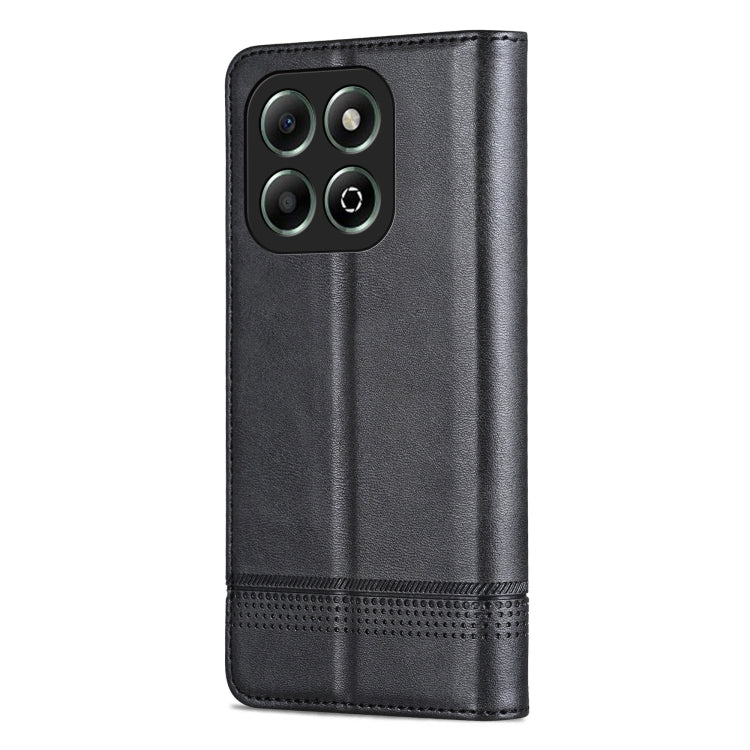 For Honor X6b AZNS Magnetic Calf Texture Flip Leather Phone Case