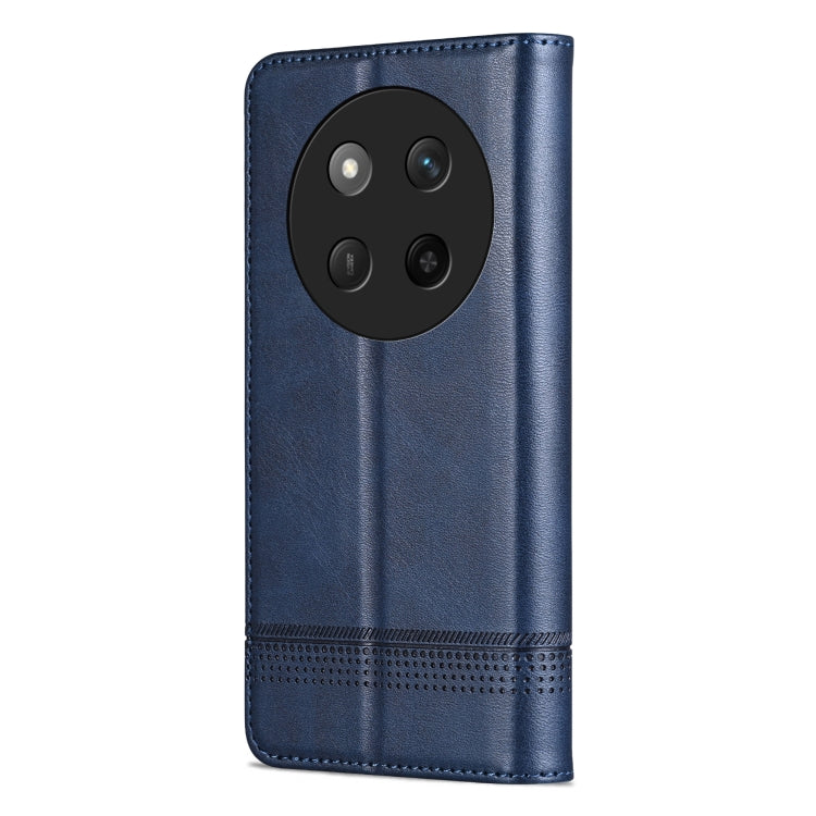 For Honor X60 Pro AZNS Magnetic Calf Texture Flip Leather Phone Case