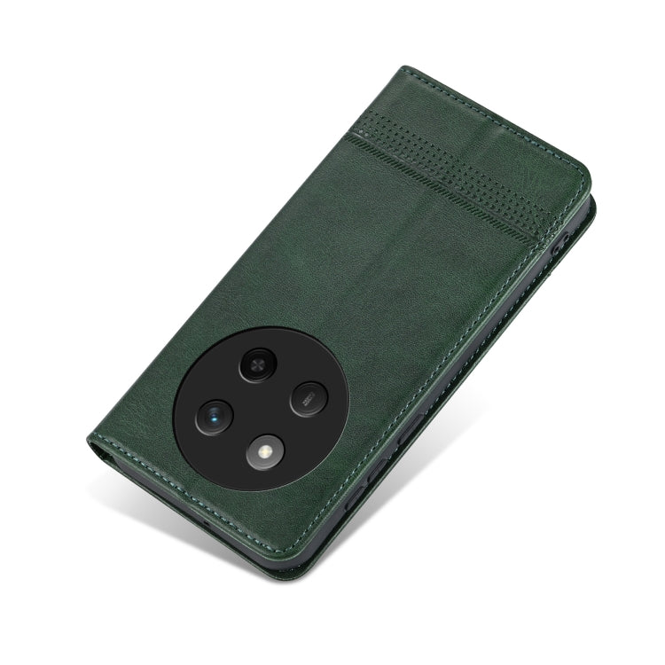 For Honor X60 Pro AZNS Magnetic Calf Texture Flip Leather Phone Case