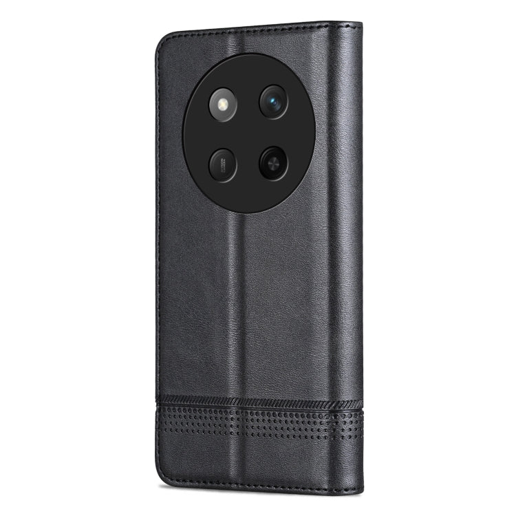 For Honor X60 Pro AZNS Magnetic Calf Texture Flip Leather Phone Case