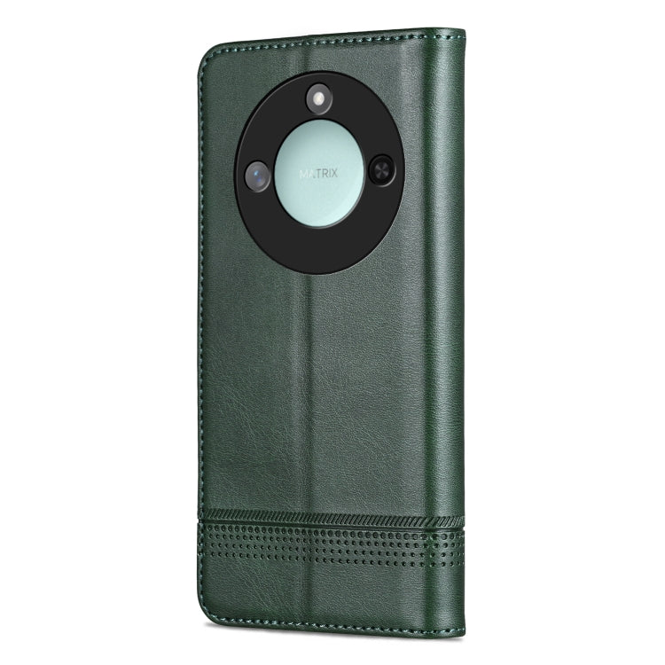 For Honor X60 AZNS Magnetic Calf Texture Flip Leather Phone Case