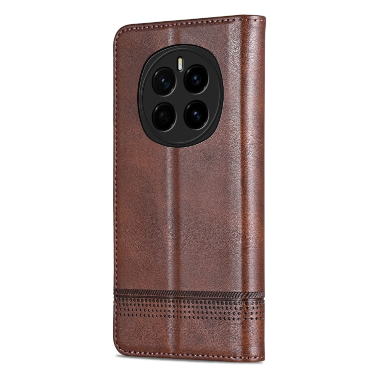 For Honor Magic7 AZNS Magnetic Calf Texture Flip Leather Phone Case