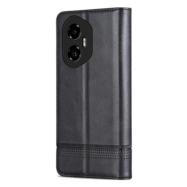 For Honor 300 AZNS Magnetic Calf Texture Flip Leather Phone Case