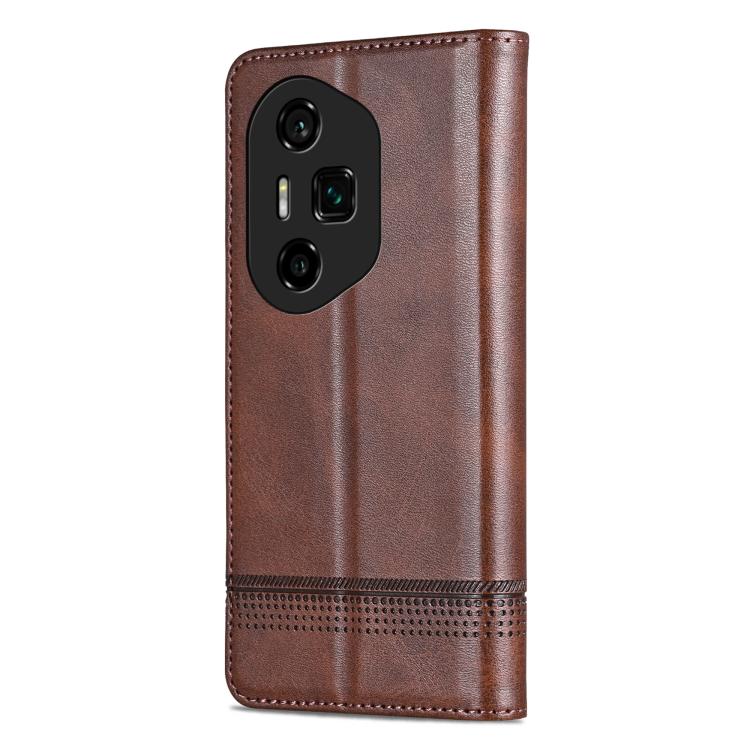 For Honor 300 Ultra AZNS Magnetic Calf Texture Flip Leather Phone Case