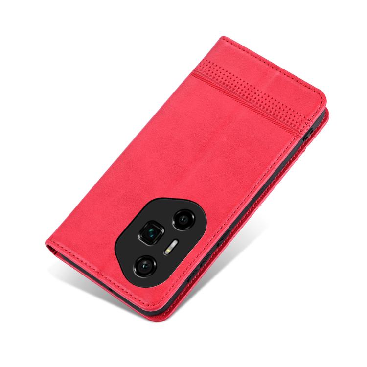 For Honor 300 Ultra AZNS Magnetic Calf Texture Flip Leather Phone Case