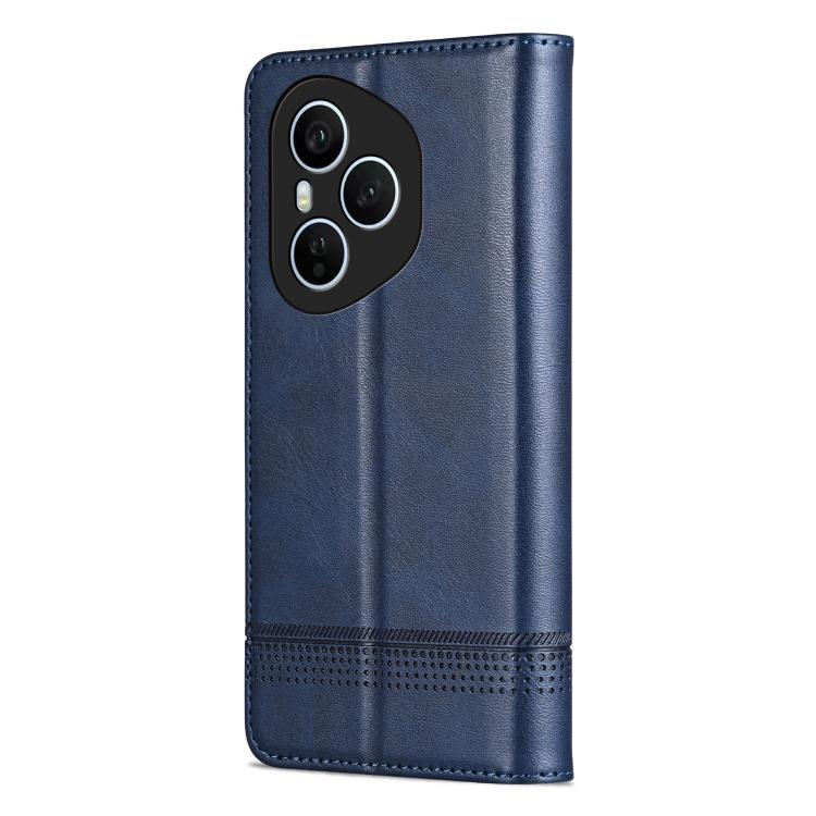 For Honor 400 Pro 5G Global 160.8mm AZNS Magnetic Calf Texture Flip Leather Phone Case