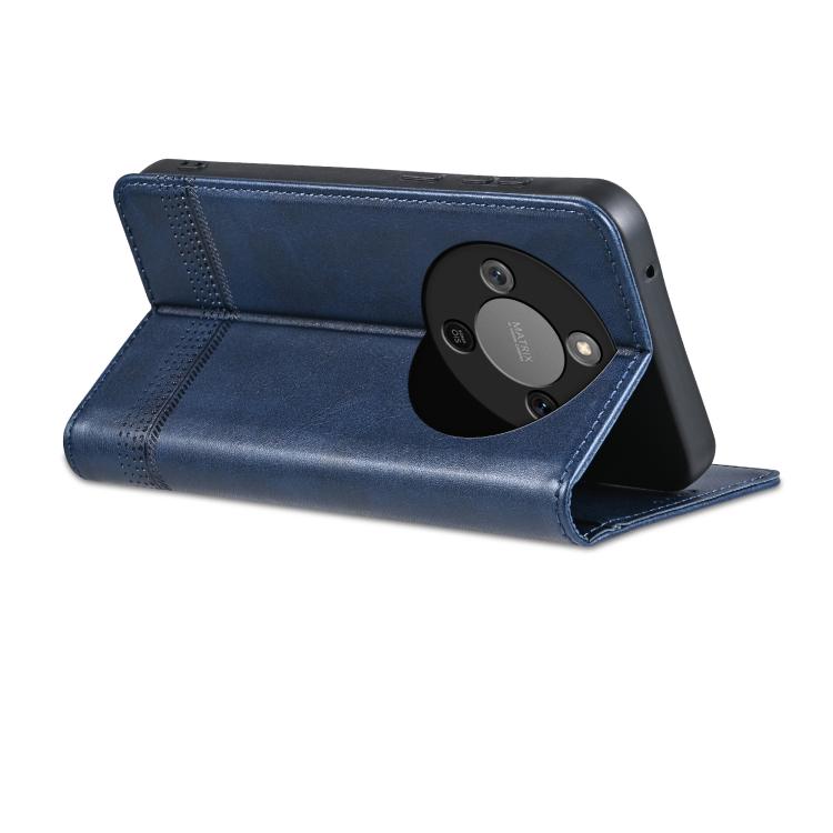 For Honor X70 5G AZNS Magnetic Calf Texture Flip Leather Phone Case