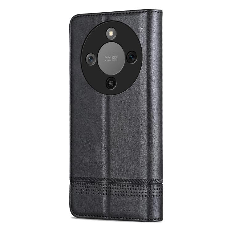 For Honor X70 5G AZNS Magnetic Calf Texture Flip Leather Phone Case