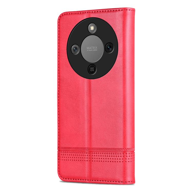 For Honor X70 5G AZNS Magnetic Calf Texture Flip Leather Phone Case