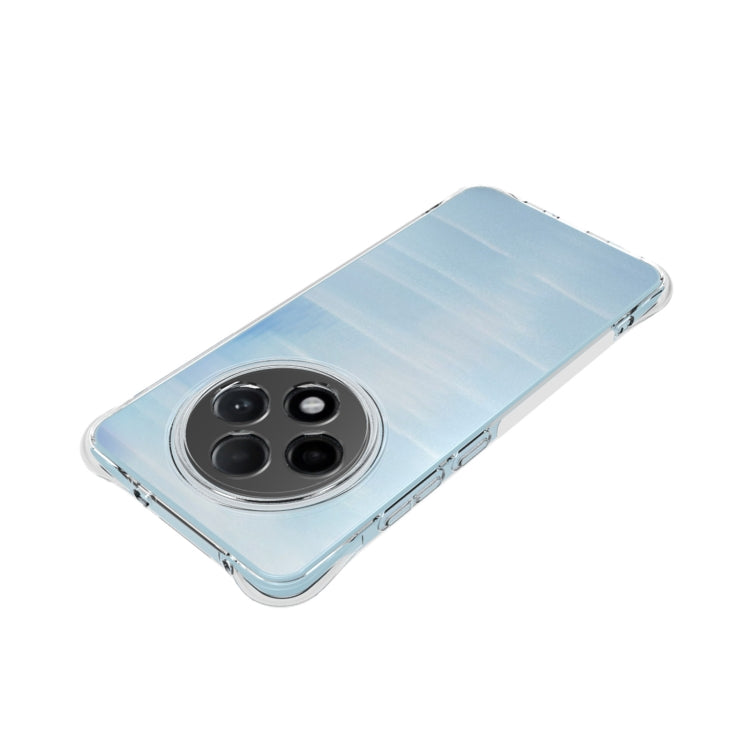 For OPPO Reno12 F 5G Global Shockproof Non-slip Thickening TPU Phone Case - Transparent