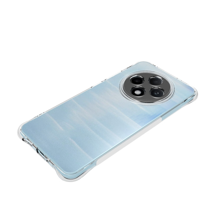 For OPPO Reno12 F 5G Global Shockproof Non-slip Thickening TPU Phone Case - Transparent