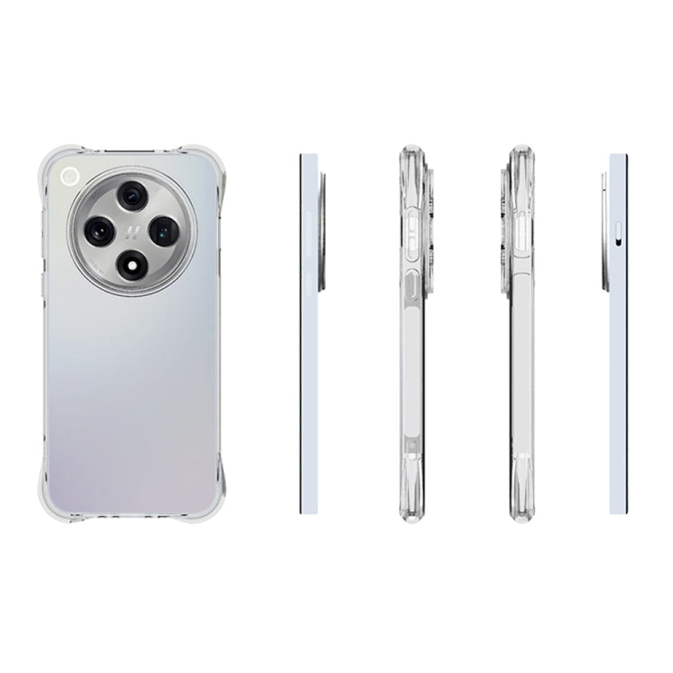 For OPPO Find X8 5G Shockproof Non-slip Thickening TPU Phone Case - Transparent