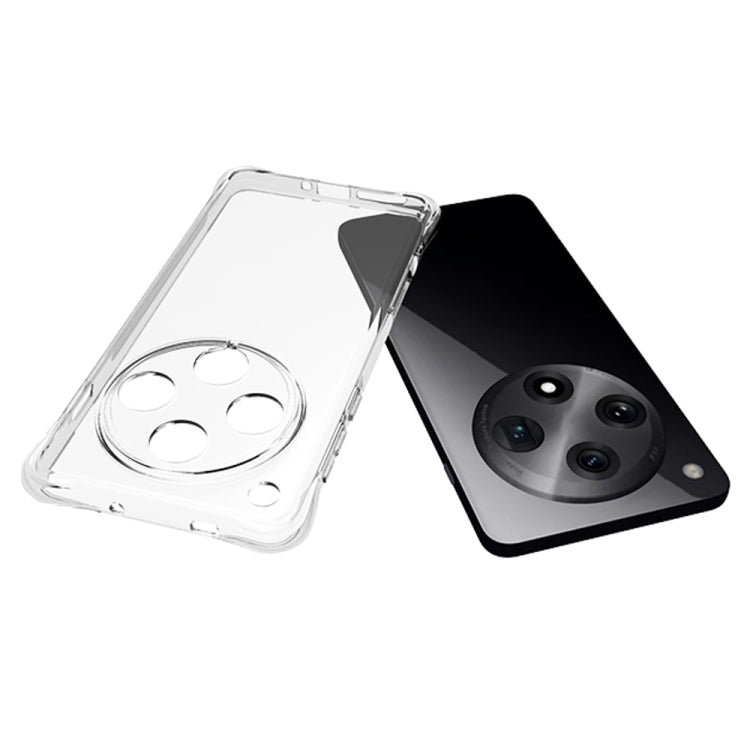 For OPPO Find X8 Pro 5G Shockproof Non-slip Thickening TPU Phone Case - Transparent