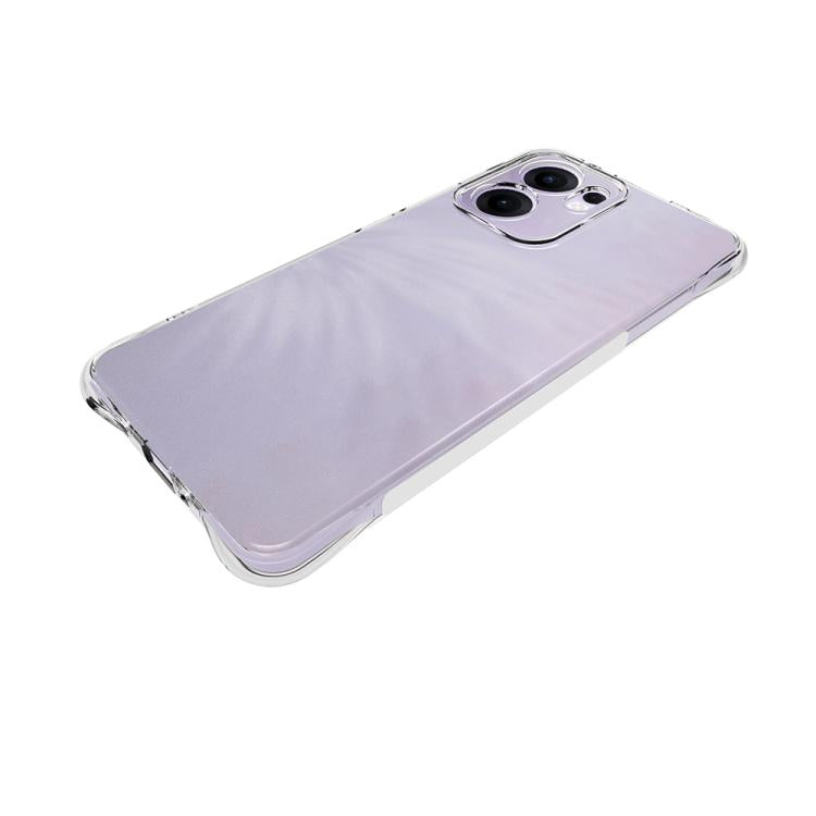 For OPPO Reno13 F 5G Shockproof Non-slip Thickening TPU Phone Case - Transparent