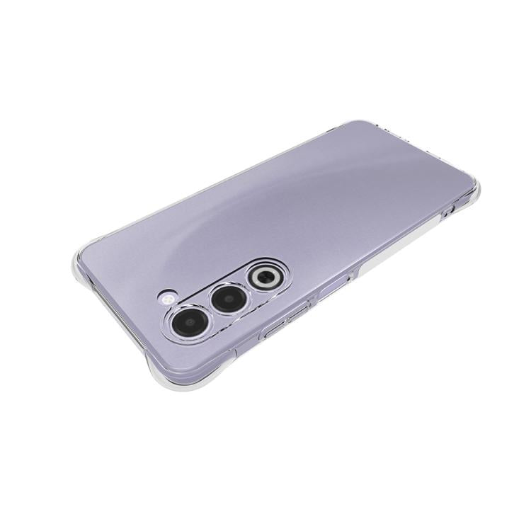 For OPPO A5 5G Global Shockproof Non-slip Thickening TPU Phone Case - Transparent