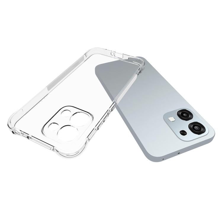 For OPPO F31 5G / A6 Pro 4G / 5G Global Shockproof Non-slip Thickening TPU Phone Case - Transparent