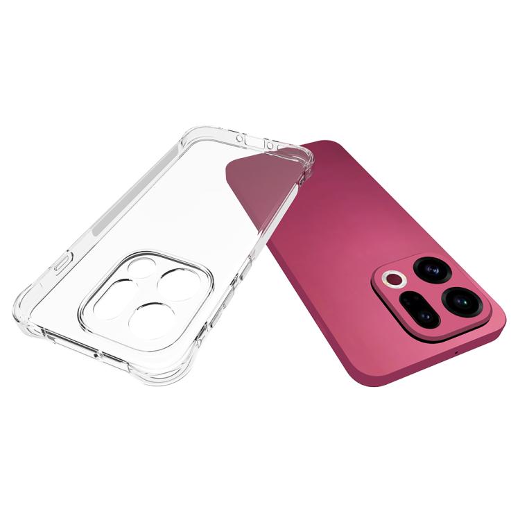 For OPPO Find X9 5G Shockproof Non-slip Thickening TPU Phone Case - Transparent