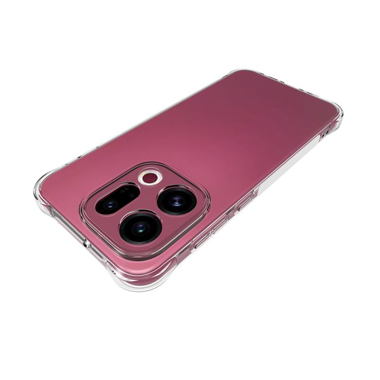 For OPPO Find X9 5G Shockproof Non-slip Thickening TPU Phone Case - Transparent