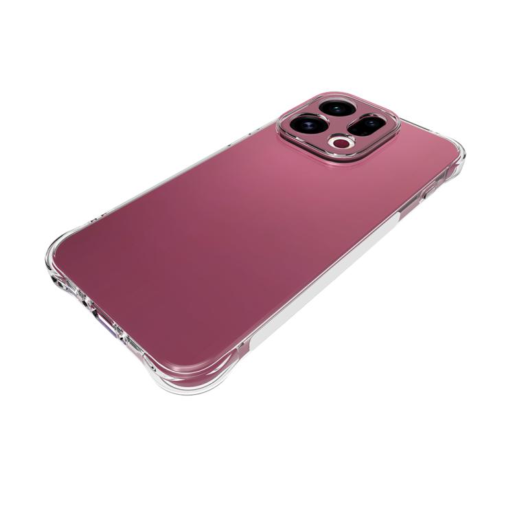For OPPO Find X9 5G Shockproof Non-slip Thickening TPU Phone Case - Transparent