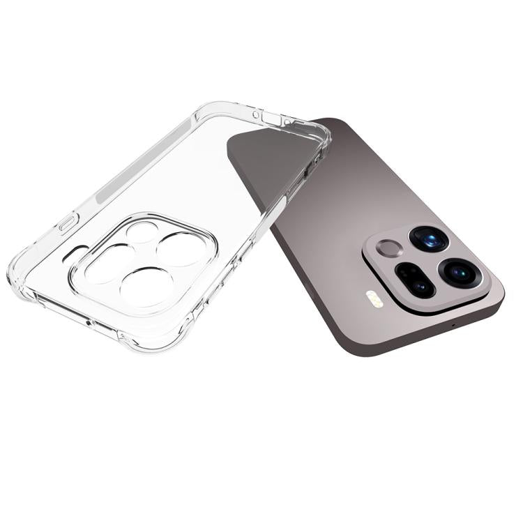 For OPPO Find X9 Pro 5G Shockproof Non-slip Thickening TPU Phone Case - Transparent