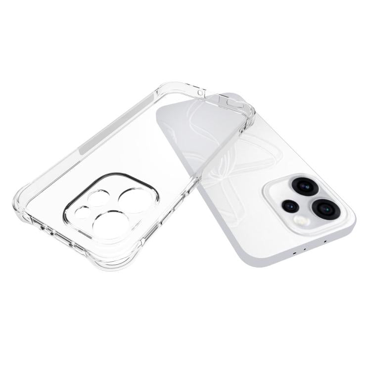 For OPPO Reno15 5G Global Shockproof Non-slip Thickening TPU Phone Case - Transparent