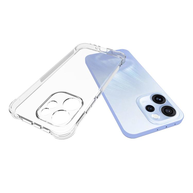For OPPO Reno15 Pro 5G Global Shockproof Non-slip Thickening TPU Phone Case - Transparent