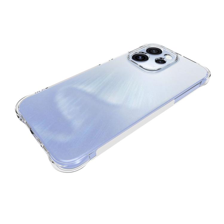 For OPPO Reno15 Pro 5G Global Shockproof Non-slip Thickening TPU Phone Case - Transparent