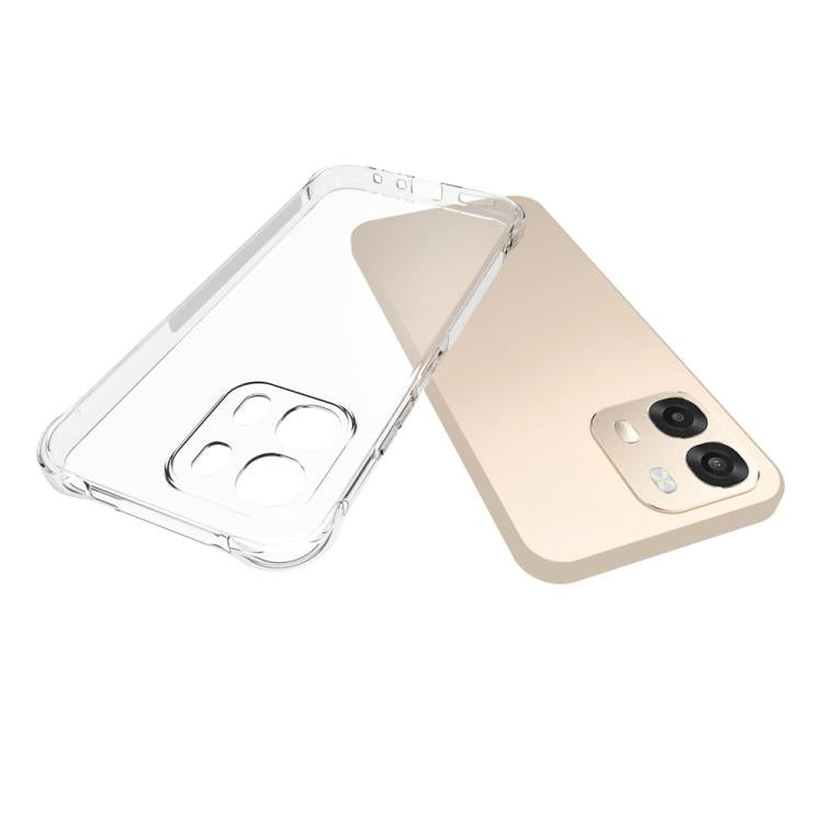 For OPPO A6s 5G / A6 5G / A6 4G Global Shockproof Non-slip Thickening TPU Phone Case - Transparent