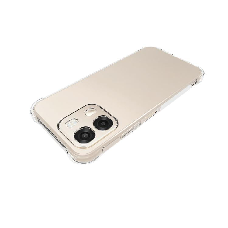 For OPPO A6s 5G / A6 5G / A6 4G Global Shockproof Non-slip Thickening TPU Phone Case - Transparent