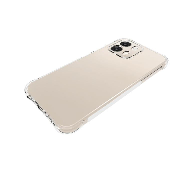 For OPPO A6s 5G / A6 5G / A6 4G Global Shockproof Non-slip Thickening TPU Phone Case - Transparent