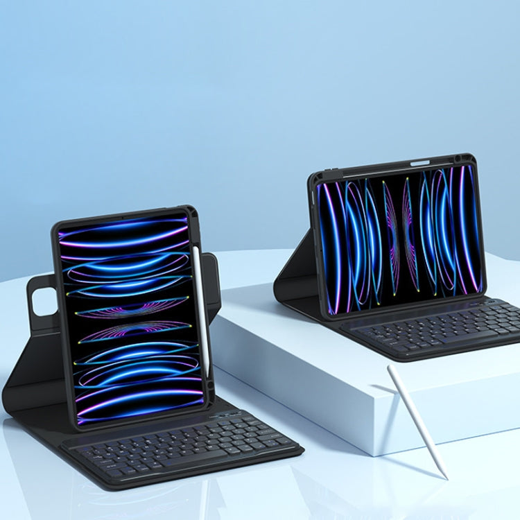 HB209 Magnetic Detachable Rotatable Bluetooth Keyboard Leather Case For iPad 10th Gen 10.9 2022