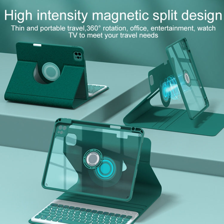 HB209 Magnetic Detachable Rotatable Bluetooth Keyboard Leather Case For iPad 10th Gen 10.9 2022