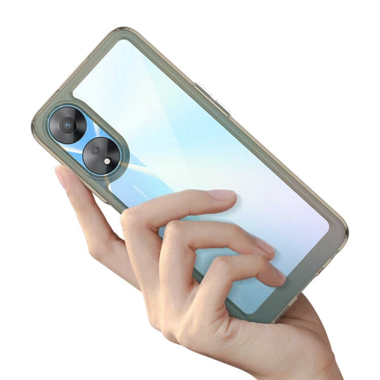 For OPPO A58 Colorful Series Acrylic + TPU Phone Case