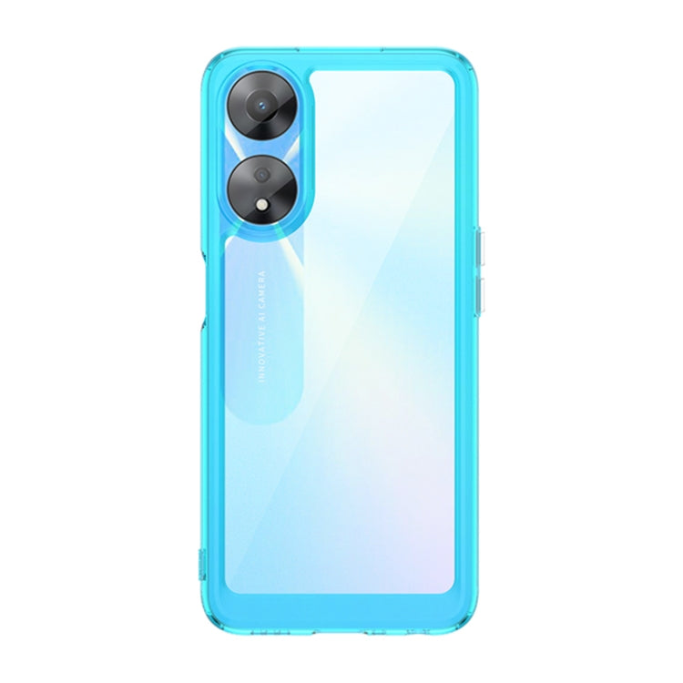 For OPPO A78 Colorful Series Acrylic + TPU Phone Case