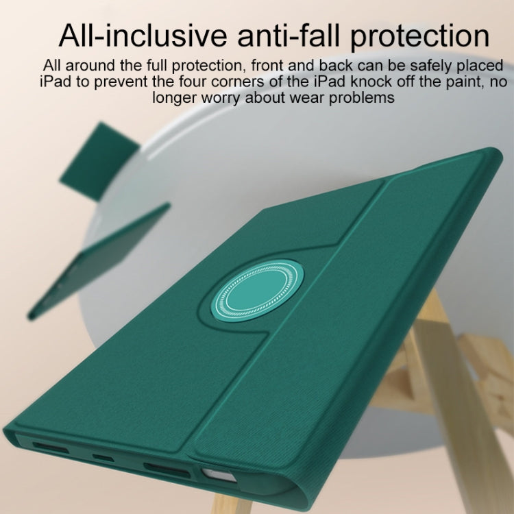 HB102D Backlight Magnetic Detachable Rotatable Bluetooth Keyboard Leather Case For iPad 10.2 2021/2020/2019