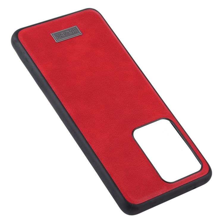 For Samsung Galaxy S20 Ultra SULADA Shockproof TPU + Handmade Leather Protective Case