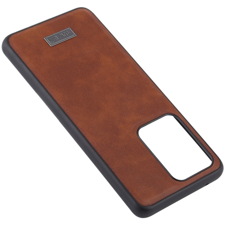 For Samsung Galaxy S20 Ultra SULADA Shockproof TPU + Handmade Leather Protective Case