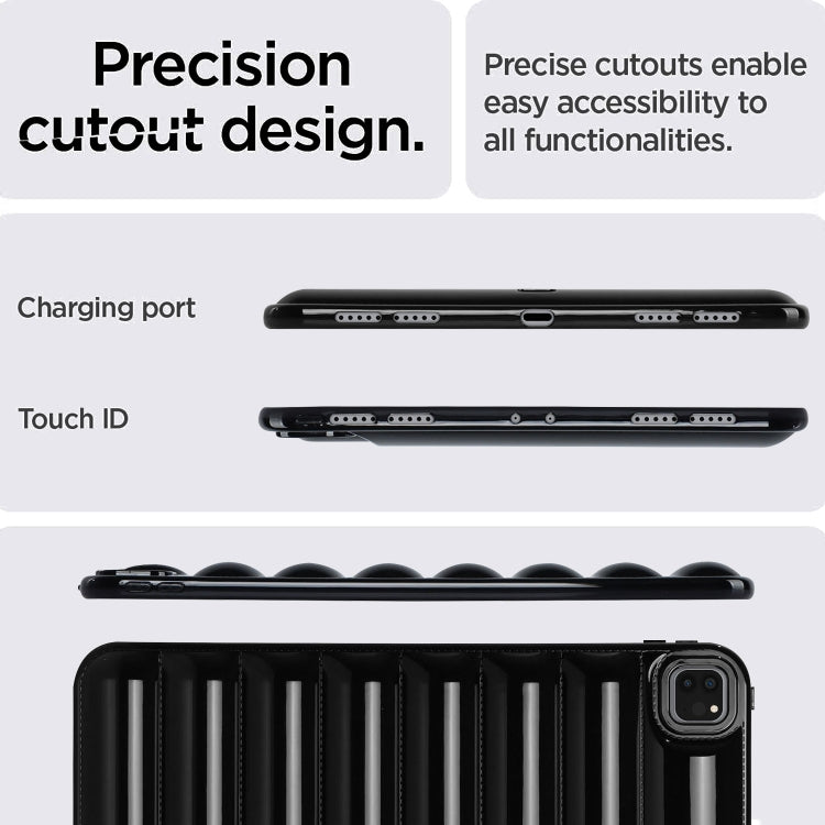 For iPad Pro 12.9 2022 / 2021 Eiderdown Cushion Shockproof Tablet Case