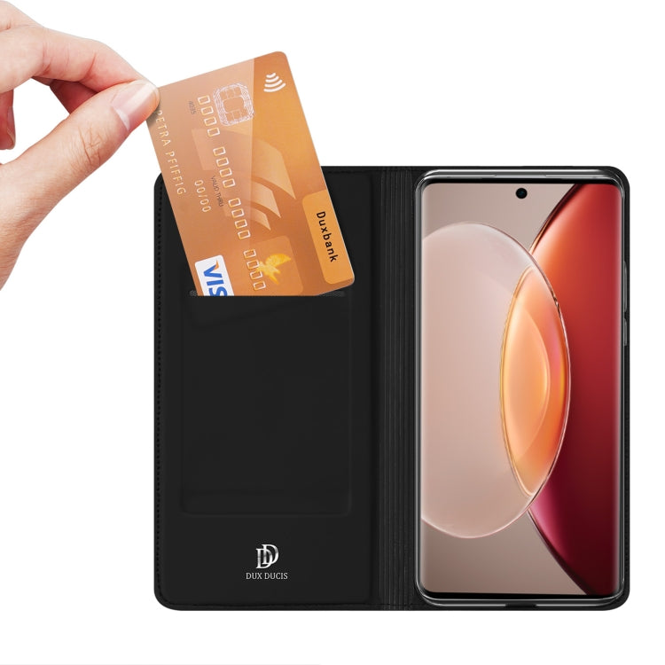 For vivo X90 Pro DUX DUCIS Skin Pro Series Flip Leather Phone Case