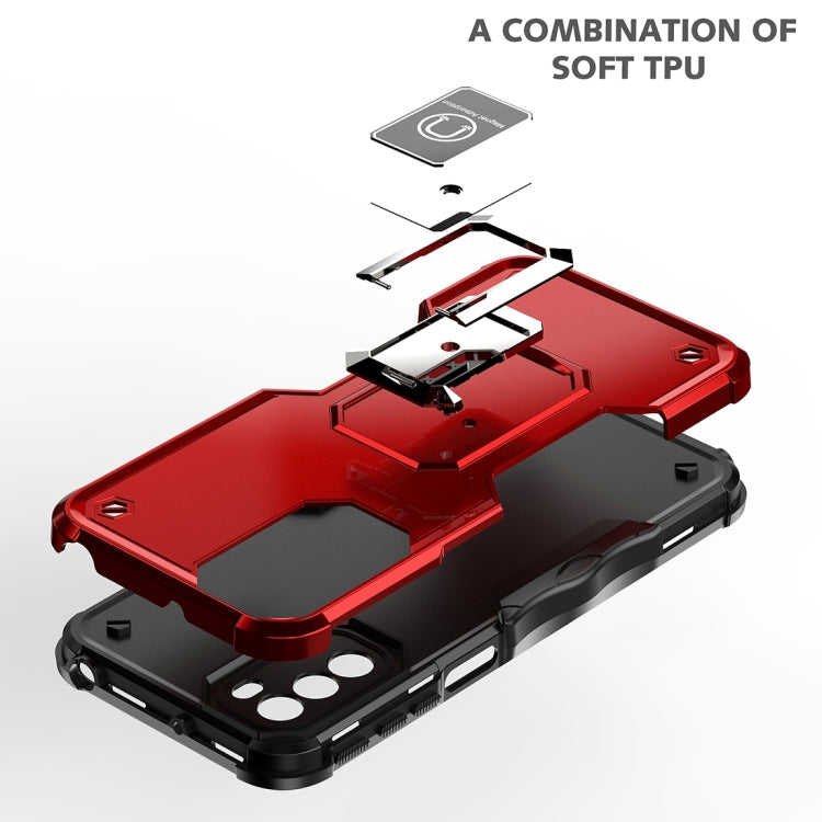 For Motorola Moto G31 / G41 Non-slip Shockproof Armor Phone Case with Ring Holder