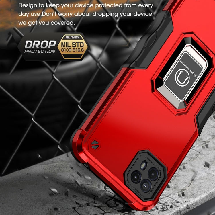 For Motorola Moto G50 Non-slip Shockproof Armor Phone Case with Ring Holder