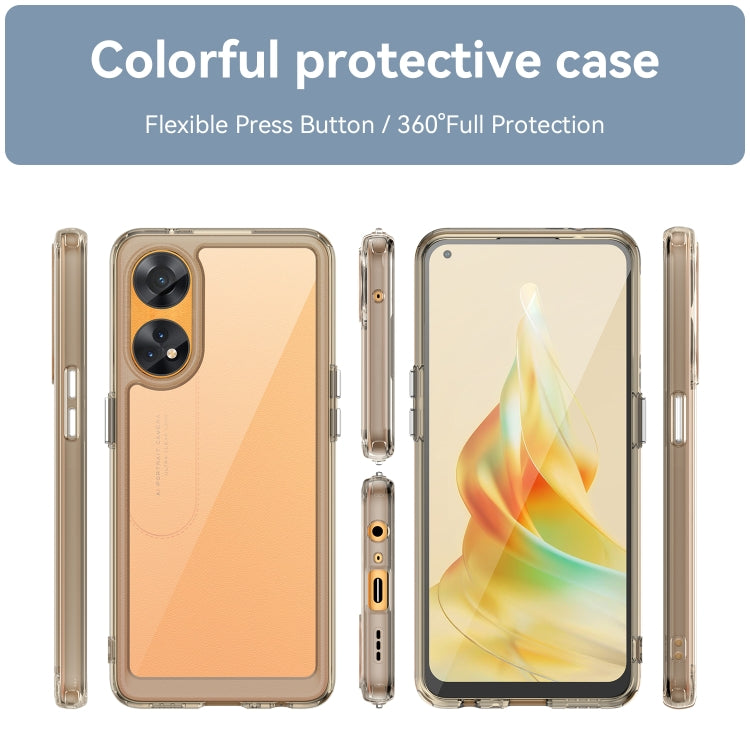 For OPPO Reno8 T 4G Colorful Series Acrylic + TPU Phone Case