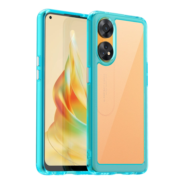 For OPPO Reno8 T 4G Colorful Series Acrylic + TPU Phone Case
