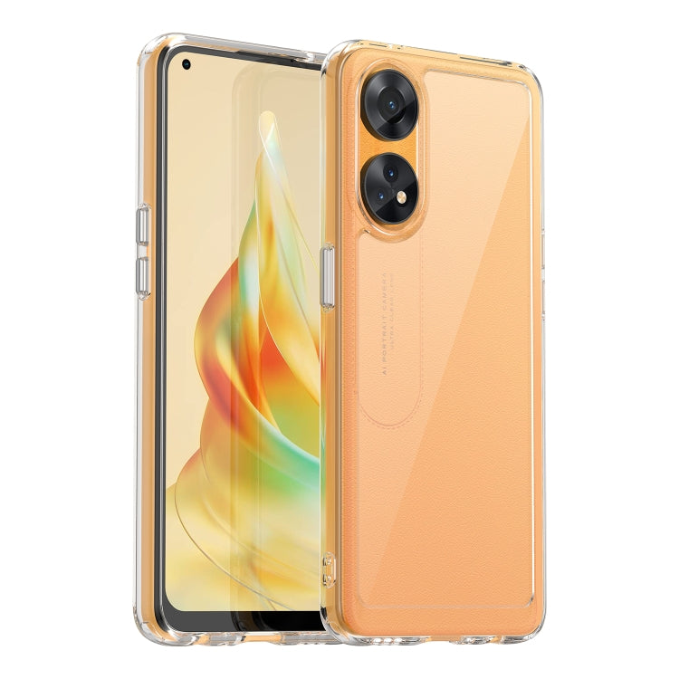 For OPPO Reno8 T 4G Colorful Series Acrylic + TPU Phone Case