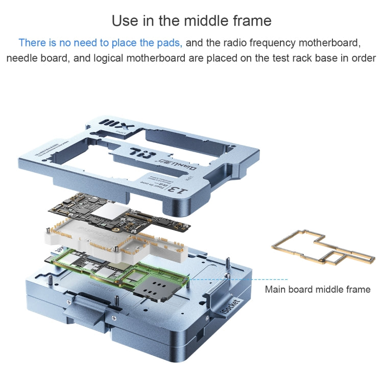 Qianli iSocket Motherboard Layered Test Fixture For iPhone 13 Series